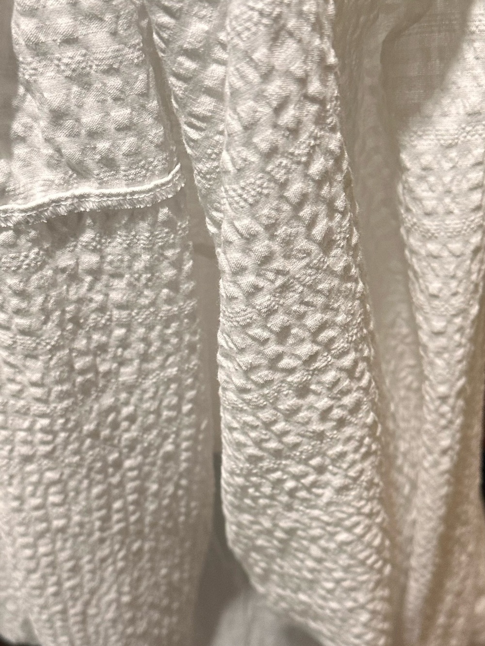 Old Navy White Tiered Seersucker Maxi Skirt - Picture 8 of 10